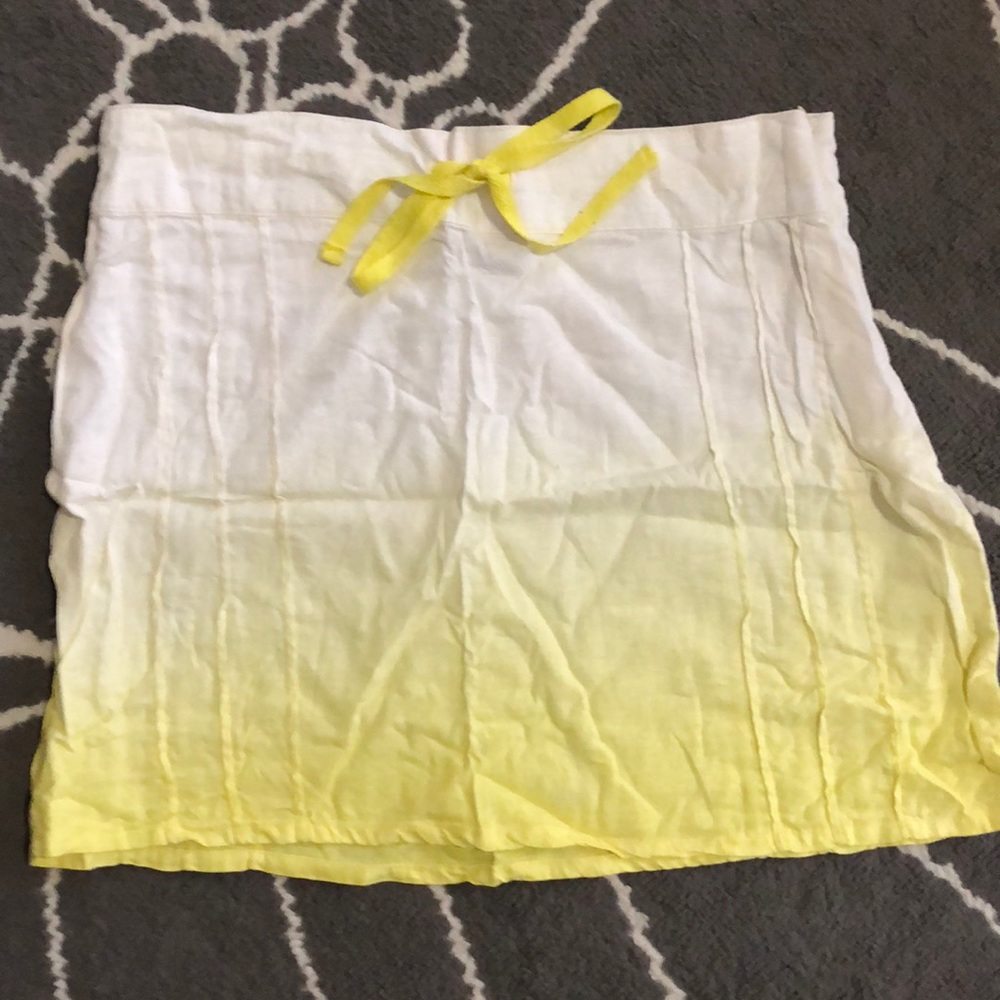 Guess ombré gradient linen skirt